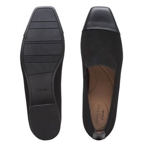 Clarks Tilmont Step Loafer Black Suede Size 11